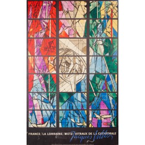 Jacques VILLON, France 19th/20th century. (1875 - 1963), Stained glass window in Metz Cathedral, 1957.