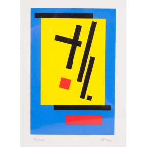 Bengt ORUP, Szwecja, XX w.A (1916 - 1996), Abstrakcja geometryczna, 1988 r.