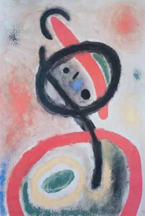 Joan MIRÓ (1893 - 1983), FEMME III, 1964 r.