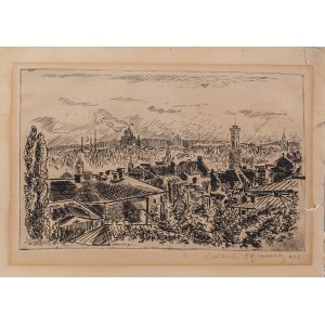 Ludwik TYROWICZ, 20th century Poland. (1901 - 1958), Panorama of Lviv, 1943.