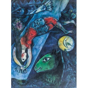 Marc CHAGALL, XIX/XX w. (1887 - 1985), Fantazja nocna, sprzed 1950 r.