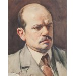 Stanisław JANOWSKI (1866 - 1942), Portret Mec. Bednarskiego we Lwowie