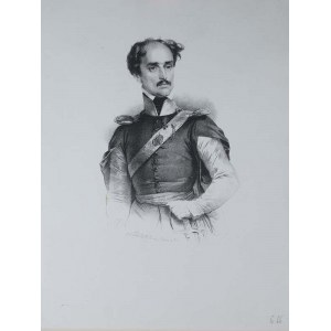 Bernard LEMERCIER, Francúzsko 19. storočie, Portrét Michala Czaykowského, 19. storočie.