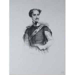 Bernard LEMERCIER, France 19th century, Portrait of Michal Czaykowski,19th century.