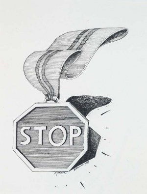 Ryszard DRUCH (1952), Stop!, 1989 r.