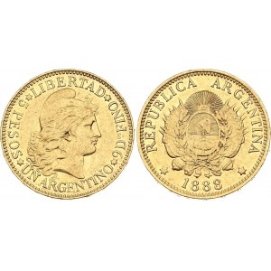 Argentina 5 Pesos / 1 Argentino 1888
