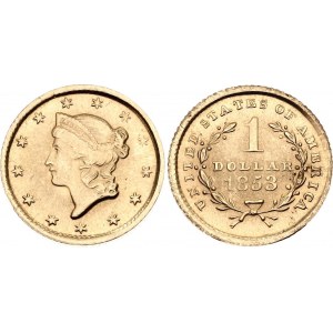 United States 1 Dollar 1853