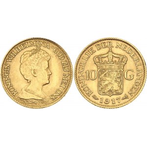 Netherlands 10 Gulden 1917