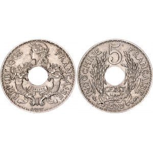 French Indochina 5 Centimes 1939