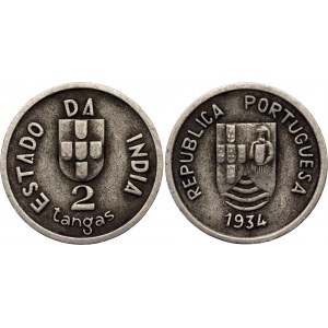India Portuguese 2 Tangas 1934