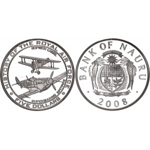Nauru 5 Dollars 2008