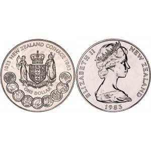 New Zealand 1 Dollar 1983