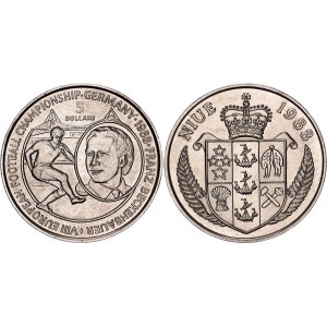 Niue 5 Dollars 1988