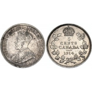 Canada 5 Cents 1914