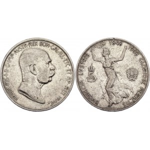 Austria 5 Corona 1908