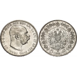 Austria 5 Corona 1909