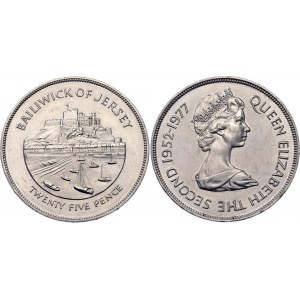 Jersey 25 Pence 1977