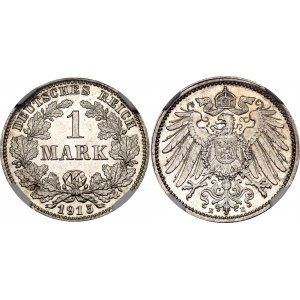 Germany - Empire 1 Mark 1915 E NGC MS64