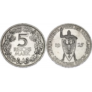 Germany - Weimar Republic 5 Reichsmark 1925 A