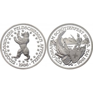 Switzerland 50 Francs 1986 Appenzell Shooting Festival