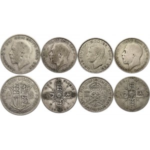 Great Britain Lot of 4 Coins 1922 - 1939