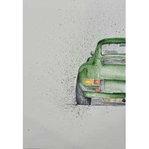 Weronika WÓJCIK (b. 1994), Green car, 2023