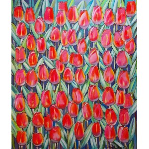 David Pataraia, Tulips, 2023