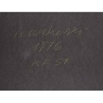 Bronislaw Kierzkowski (1924 Lodz - 1993 Warsaw) - Abstract composition KF 51, 1976.