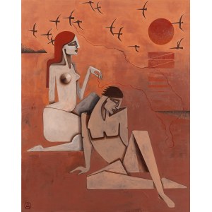 Agnieszka Olszewska (b. 1977, Gdansk), When the last cranes fly away, 2023