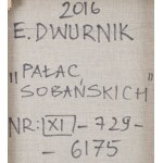 Edward Dwurnik (1943 Radzymin - 2018 Warszawa), Pałac Sobańskich, 2016