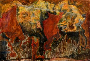 Zbigniew Jaskierski (1928 Lwów - 1969 Podkolce), Kompozycja abstrakcyjna, 1961