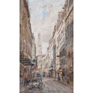Włodzimierz Zakrzewski (1916 Petrohrad - 1992 Varšava), Paříž - Rue St. Dominique, 1961/1962