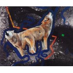 Krzysztof Skarbek (b. 1958, Wroclaw), Composition with Wolves