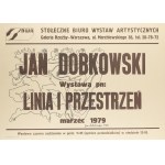 Jan Dobkowski (ur. 1942, Łomża), Plakat z rysunkiem z wystawy 