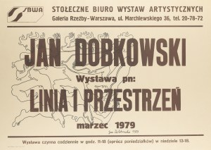 Jan Dobkowski (ur. 1942, Łomża), Plakat z rysunkiem z wystawy 