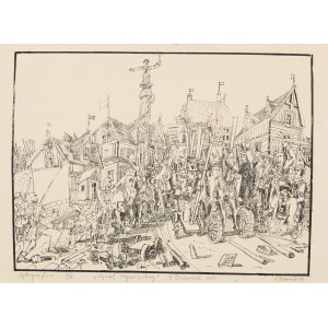 Edward Dwurnik (1943 Radzymin - 2018 Warsaw), Triumphal Entry, 1964/69