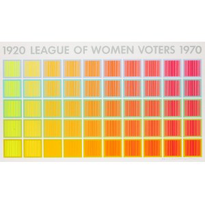 Richard Anuszkiewicz (b. 1930, Erie), 1920 League of Women Voters.