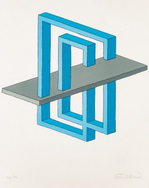 Oscar Reutersvärd (1915 Sztokholm - 2002 Lund), Abstrakcja geometryczna