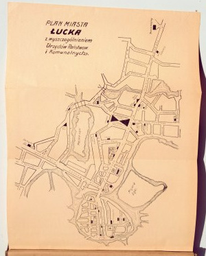 Lutsk im Lichte der Zahlen und Fakten für 1926, herausgegeben von der Stadt Lutsk 1925.