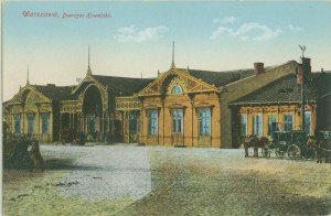 Bahnhof Warschau - Kowel, sw. 7, Druck, col,