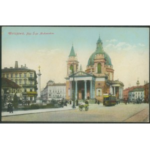 Varšava - náměstí Ś-go Aleksandra, bw. 33, tisk, kol,