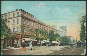 Warszawa - Halle targowe, H.P., druk kol., ok. 1910