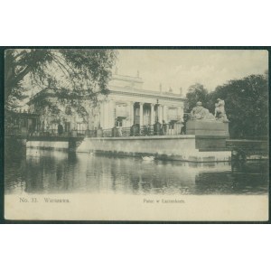 Warsaw - Lazienki Palace, H.P. No. 33, print chb., ca. 1910