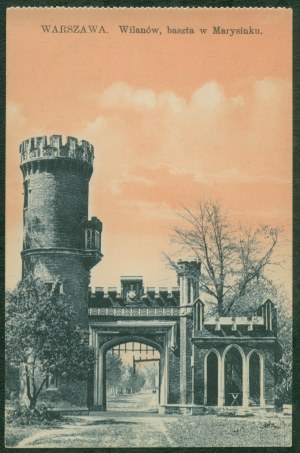 Warsaw - Wilanów, tower in Marysinek, Fr. Karpowicz Publishing, 8, Warsaw, St., czb. pkol., ca. 1920