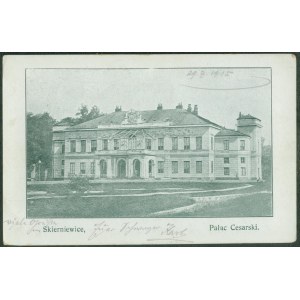 Skierniewice - Palazzo imperiale, stampa ad olio, 1915 ca.