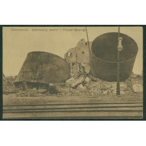 Skierniewice - Vodné nádrže, sépia, asi 1915