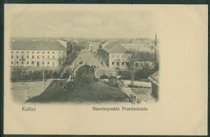 Kalisz - Stawiszyńskie Przedmieście, Nakł. Maurycy Grün, św. czb., 1900 ca.