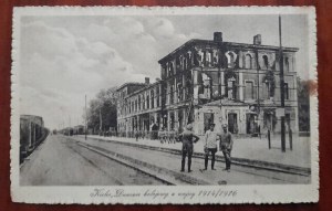 Kielce,Bahnhof aus dem Krieg 1914/1916