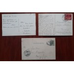 Trois cartes postales.