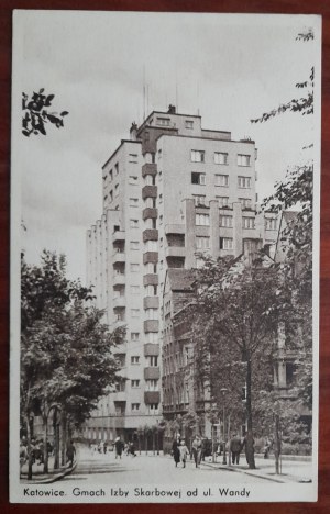 Katowice.The building of the Tax Chamber from Wanda Street